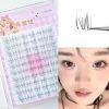160D 8-20mm 5D Fluffy Thick Soft Individual DIY Clusters Eyelash Extension D Curl 280pcs Natural Segmented Eyelash Makeup Tools