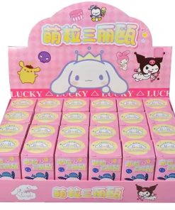 24Pcs Blind Box Sanrio Kuromi Melody Cute Anime Characters Mysterious Surprise Children's Gift Decoration Keychain Ornament