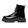 Retro Rivet Motorcycle Boots Women's Leather Ankle Boots 2025 Gothic Autumn Buckle Martin Boot Low Heel Short Boot Cowboy Shoes