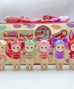 New Sonny Angel Kiss Kiss Series Pendant Blind Box Bag Backpack Hanging Cute Doll Ornament Mini Figure Charm Toy Birthday Gift