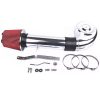 Universal Alumimum 3'' 75mm Car Cold Air Intake System Turbo Induction Pipe Tube silver Black Red Color