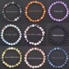 6/8mm Beads Natural stone Body-Purifying Amethyst Bracelet for Weight Loss Yoga and Meditation  Healing Stone Jewelry for Women