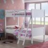 Twin Upholstered LED Bed Frame with Storage Drawers, Cute Boys Bed with Adjustable Lotus Headboard, Children Beds