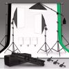 Backdrop Stand Photo Video Studio Background Stand Backdrop Support System Kit Photography Studio Scenery Shelf Frame Light Kit