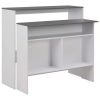 Small Dining Table Set for 2 - Bar Tables and 2 Bar Stools, Sofa Tables with Outlets, USB Ports,Breakfast Nook Table Set,3-Piece