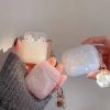 Dreamy Pearl Shell Soft Case with Keychain For AirPods 4 Airpods 3 2 1 pro 2 Wireless Earphone Accessories Headphone Box Cover