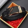 Men's High Quality Business Leather Belt - Outdoor Fashion Casual Sports Metal Alloy Buckle Ring Luxury Brand Jeans Belt