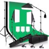 T-shaped Photography Background Stand Adjustable Support System For Photo Studio Green Screen Chromakey Backdrop Accessories