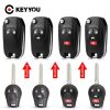 Okey Remote Smart Flip Car Key 433MHz PCF7961M HITAGS AES 4A Chip For Renault Megane III Twingo CWTWB1G767 Mercedes Benz Smart