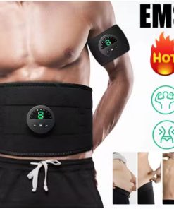 Abdominal Trainer Slimming Belt EMS Muscle Stimulator Toning Belts Vibration Fitness Massager Waist Belly Workout For Men Women