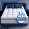12 Inch King Size Mattress, Hybrid Mattress in a Box with Independent Spring, Soft and Comfort Medium Firm King Mattresses, Edge