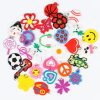 100pcs Pendants DIY Colorful Loom Rubber Band Bracelet Jewelry Making Beads Toy  Colorful Animal Flower Beads Random Style 2023
