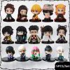 Q Version Demon Slayer 5 Style/Set Sitting Ghost Doll Tanjiro Nidouzi Inosuke Zenizu Figure Action Figure Movie Model Toys Doll