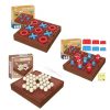 Wooden Tick-Tac Toe Big Eat Small Gobble Board Game For Parent-Child Interactive Educational Toys Kids Christmas Birthday Gifts