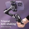 Tripod Gimbal Stabilizer Selfie Stick For iPhone Android Phone Mobile Led Light Cell Holder Stand Smartphone Cellphone Camera