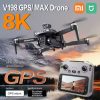 New Q6 5G WIFI 8k Drone HD Dual Camera FPV RC Drone Folding Quadcopter Rc Distance 500M Gift Toy drones with camera hd 8k