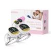 BPA-Free Manual Breast Pump Set with Piston Pump System - Includes 6.09oz Bottle and Nipple, Durable Plastic