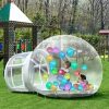 Inflatable 3M 10FT PVC Bubble House Inflatable Chlidren Toys Outdoor Commerical Castle With 1100W Air Blower 100 balloons