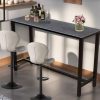 Portable Light Bar Table Music Sync Party Tables with RF Remote LED strip Light