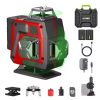 LFINE 3D/4D Laser Level 12/16 Lines Horizontal And Vertical With Remote Control 8 Lines 360°Self-leveling Laser Levels