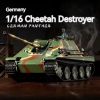 Henglong Remote-Controlled Tank, German Cheetah Heavy-Duty Multifunctional Real Battle Competitive Simulation Tank Model Toy