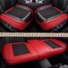 5-Seats PU Leather Car Seat Covers Full set Universal Front Rear Seat Cushion Anti-scratch Protection Four Seasons