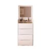 Chest of 6 Drawers, Drawer Dresser storage organizer for Bedroom, Living Room, Storage Cabinet Dresser with Steel Frame, White