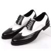 2025 new Mens Dress Shoes Formal Business Oxford High Gloss Patent Slip On Loafers Comfortable Casual Driving Boat Shoe For Men