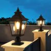 Outdoor Waterproof Wall Lamp Pillar Porch Light Door Post Gate lamp Courtyard Wall Lamp Outdoor Balcony Headlight Lighting