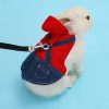 Personalized Dog Collar Leash PU Leather Dog Collars With Walking Lead Rope Free Custom Pet ID Necklace for Small Large Dogs Pug