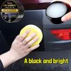 Tire Blackening Coating Wax - Hydrating Luster and Protection, Anti-Aging Tire Care Coating with Sponge Applicator