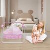 Twin BunkBed Frame with Convertible Slide and Ladder, Twin over Twin Bunk Bed with Slide, Wood Bunk Bed for Kids Teens Adults