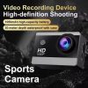 4K 60FPS Wifi Action Camera with Remote Control Screen Waterproof HD Sport Camcorder Drive Recorder Bicycle Video Camera Helmet