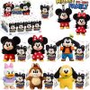 Pop Mart Mickey Family Cute Together Keychain Series Blind Box Vinyl Doll Anime Figure Decoration Collection Kid Gift