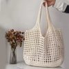 New Straw Bag ,Bohemian Tassel Beach Bag ,Women Crochet Fringed Crossbody Ultralight Shoulder Bag ,Small Bolsos Feminina