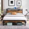 6 Inch Hight Bed Frame Low Profile Metal Platform Bed Frame Support Mattress Foundation, Noise Free, Twin/Full/Queen Size